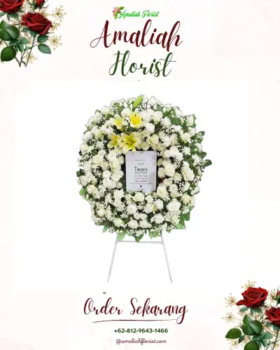 Krans Bunga Duka Cita di Cisampih