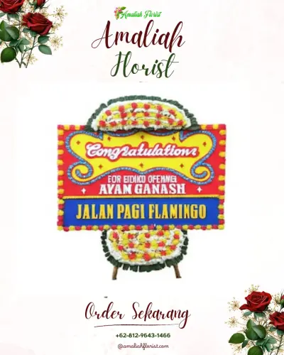 Bunga Papan Congratulation di Cisampih